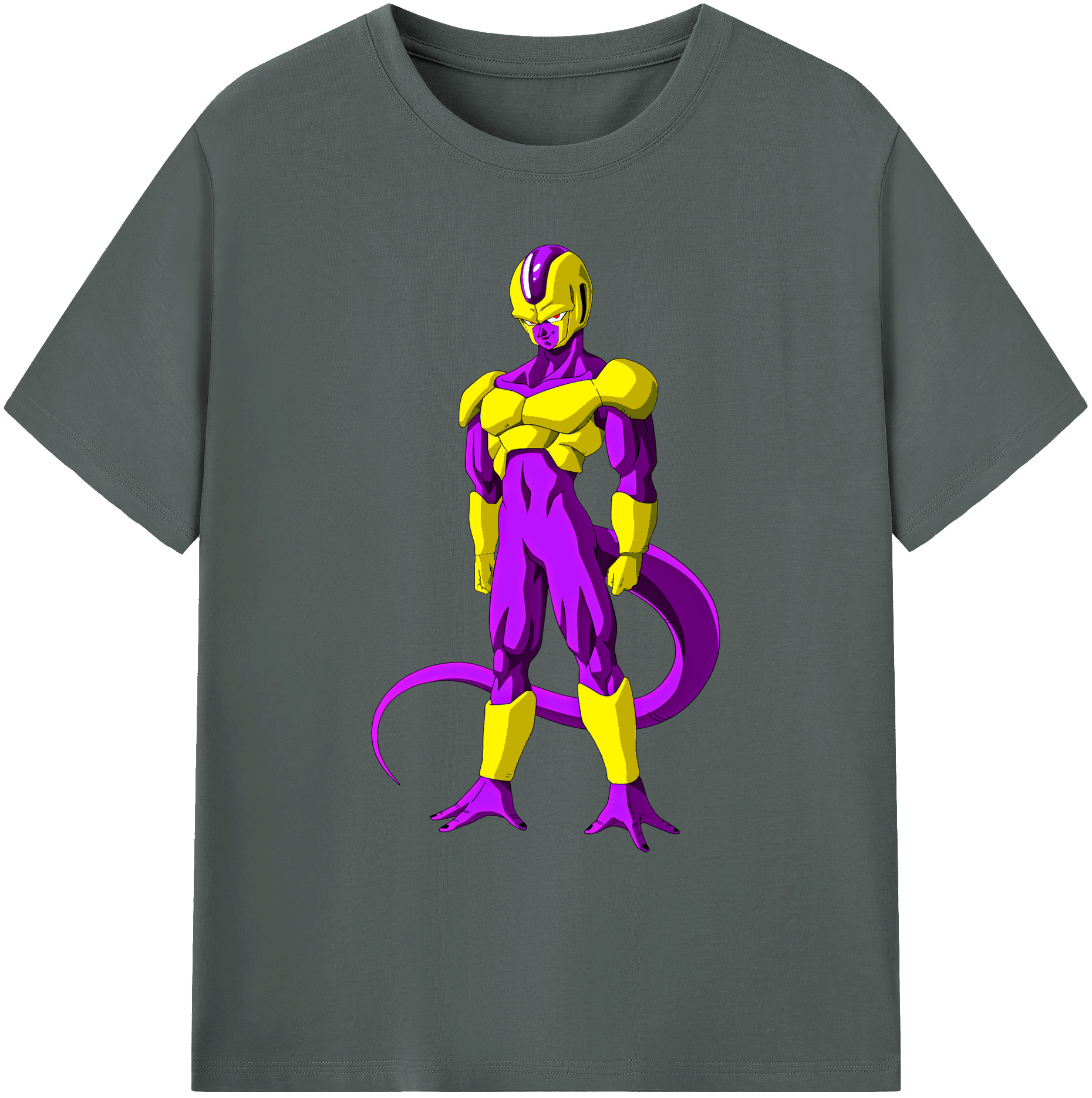 （画像用） ドラゴンボール フリーザ DRAGON BALL Frieza 綿100％ メンズ半袖Tシャツ｜肌触りやわらか＆通気性